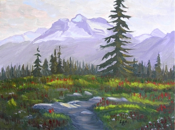 Late Light In The Meadows