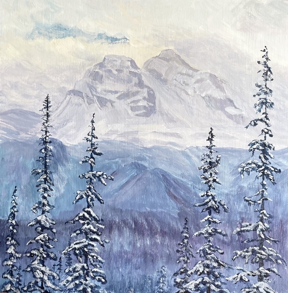 View's Opening, acrylic