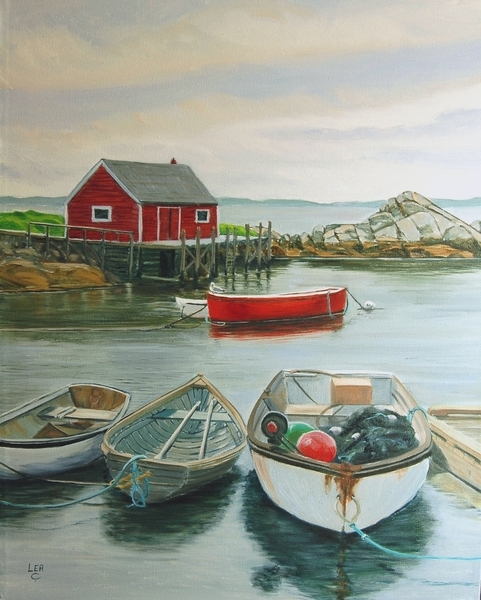 Small Craft In The Harbour