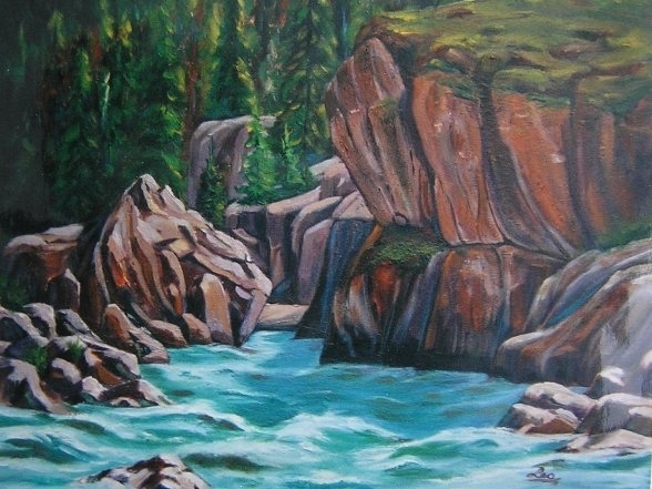 Toby Creek,  Spring Run Off