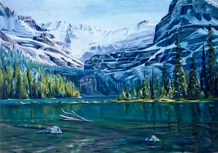 When The Sun Says Hello To The Mountains - Lake O'Hara